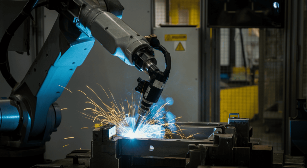 Spot welding robots