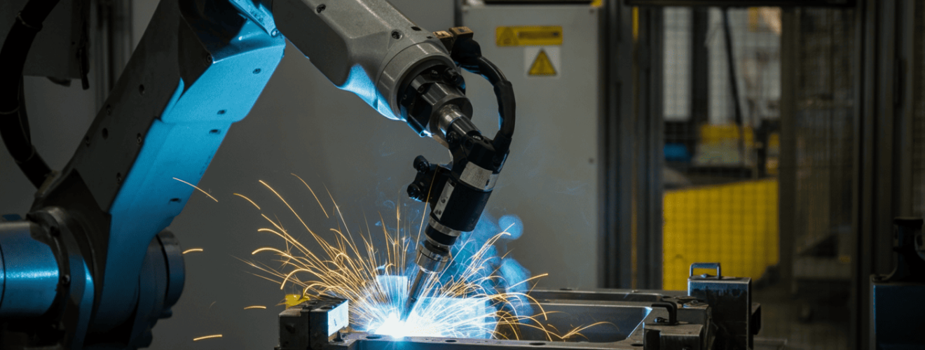 Spot welding robots