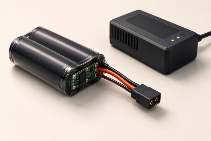 18650 battery pack for robots: series and protection