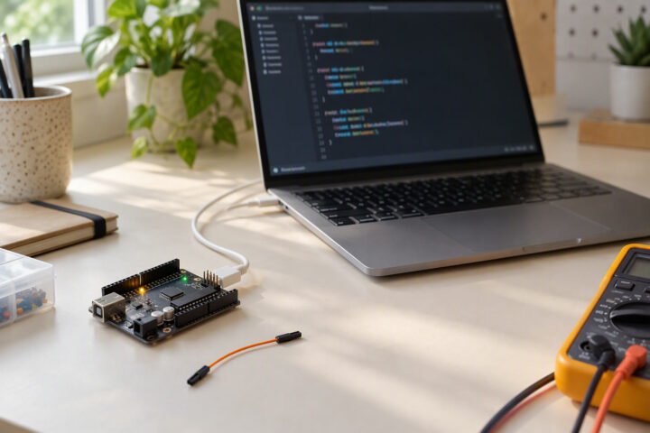 Arduino IDE setup: install, ports and first upload