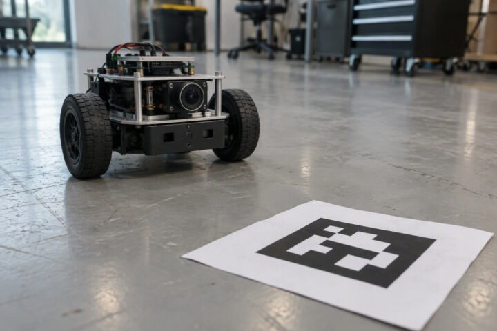 ArUco markers for robot positioning: detection and pose