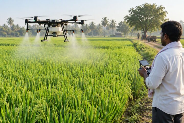 Drone spraying business in India: costs, rules and payback