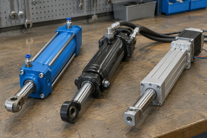 Hydraulic vs pneumatic vs electric actuators