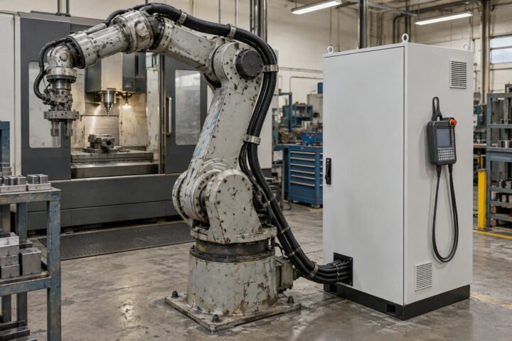 Industrial robot retrofit: cost versus replace