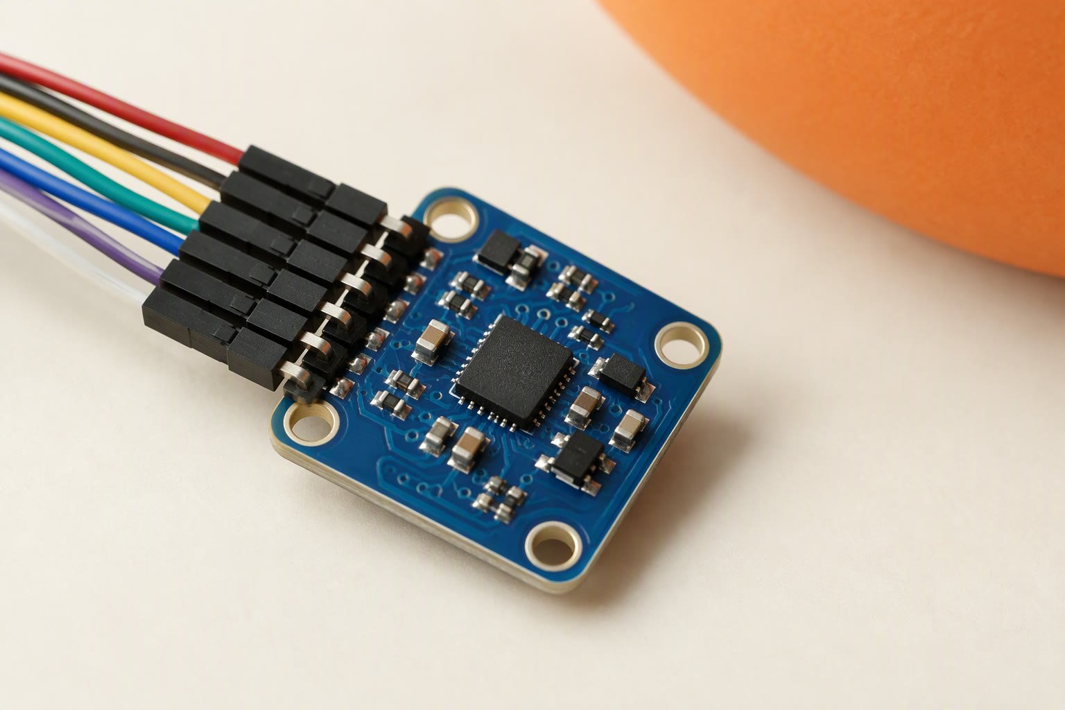 Studio illustration of a GY-521 MPU6050 module