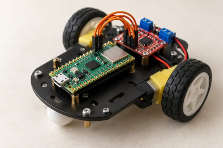 Raspberry Pi Pico W robot guide: wiring, power and MicroPython
