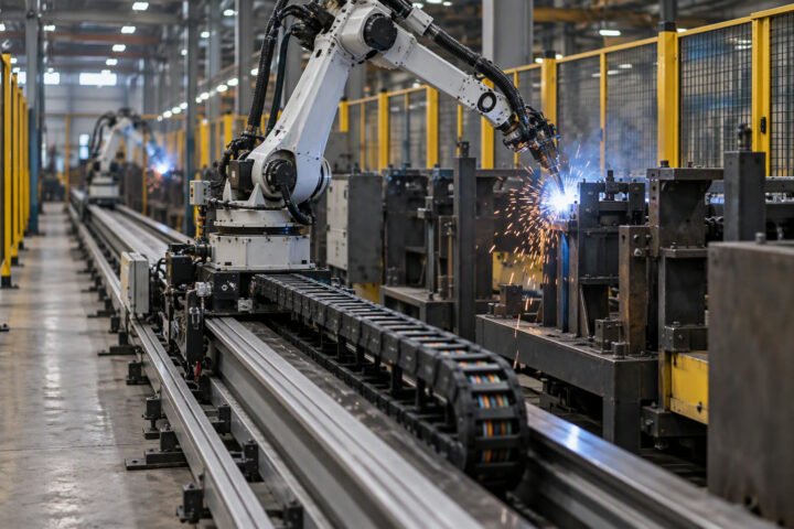 Robot 7th axis: linear track design and cost