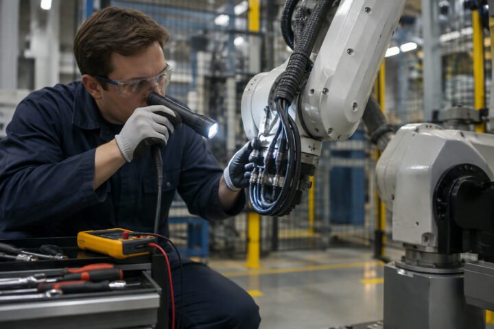 Robot maintenance checklist for small plants