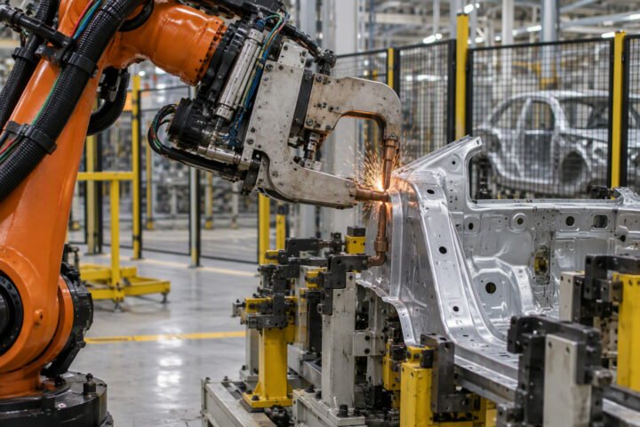 Robot spot welding: guns, cost and quality
