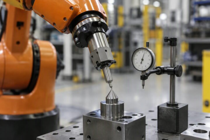 Robot TCP calibration: the four-point method