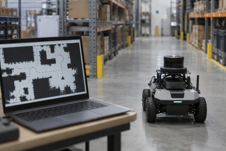 SLAM for beginners: build a robot that maps a room