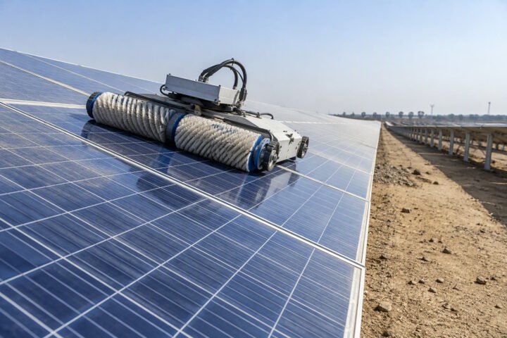 Solar panel cleaning robots in India: costs, payback and when they make sense