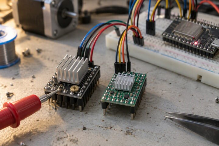 TMC2209 vs A4988: which stepper driver for your robot